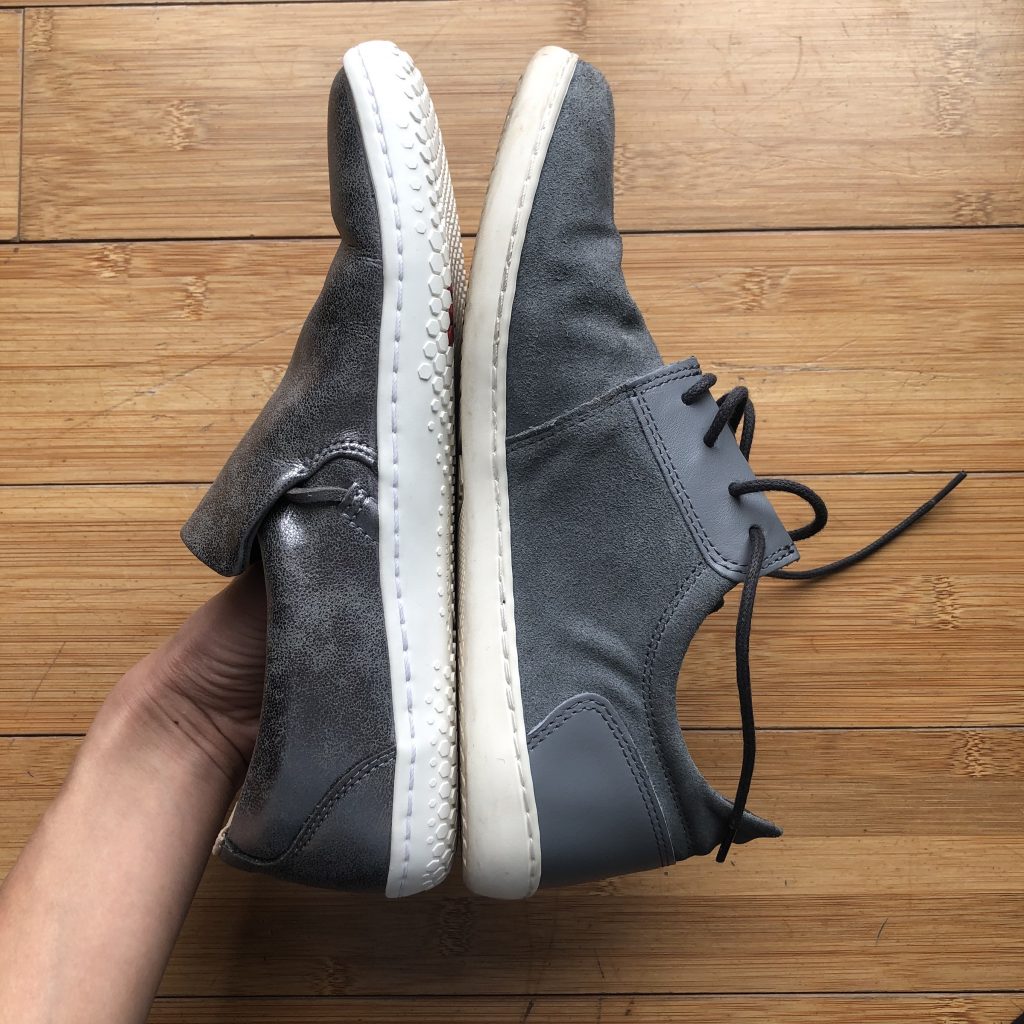 Zaqq barefoot shoes brand review grey piquant sneaker