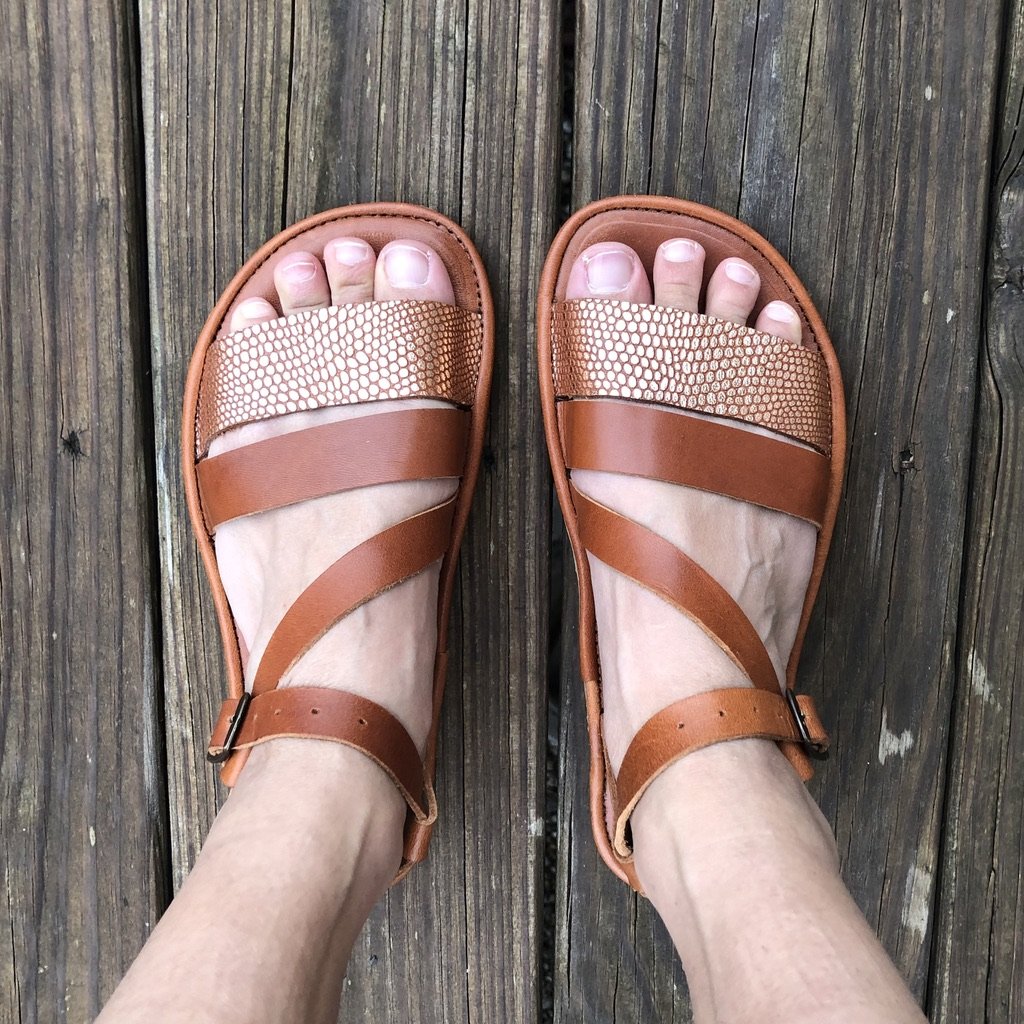 the drifter leather safita sandals review close up