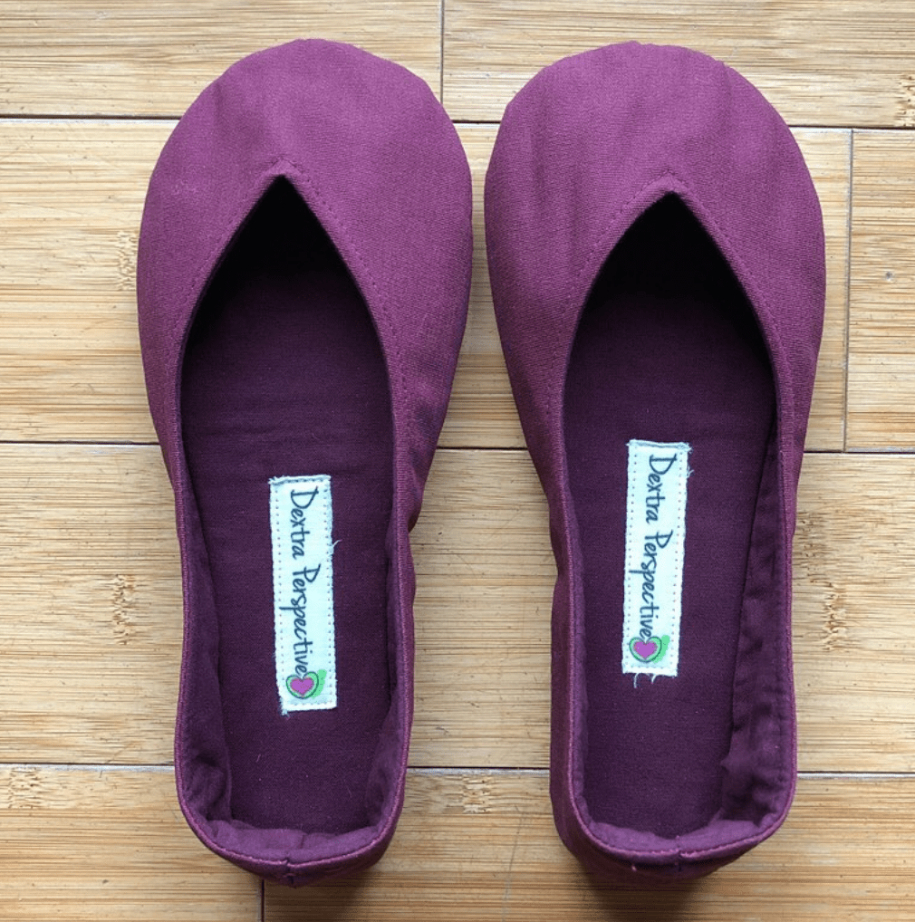 Dextra Perspective barefoot minimalist vegan ballet flats