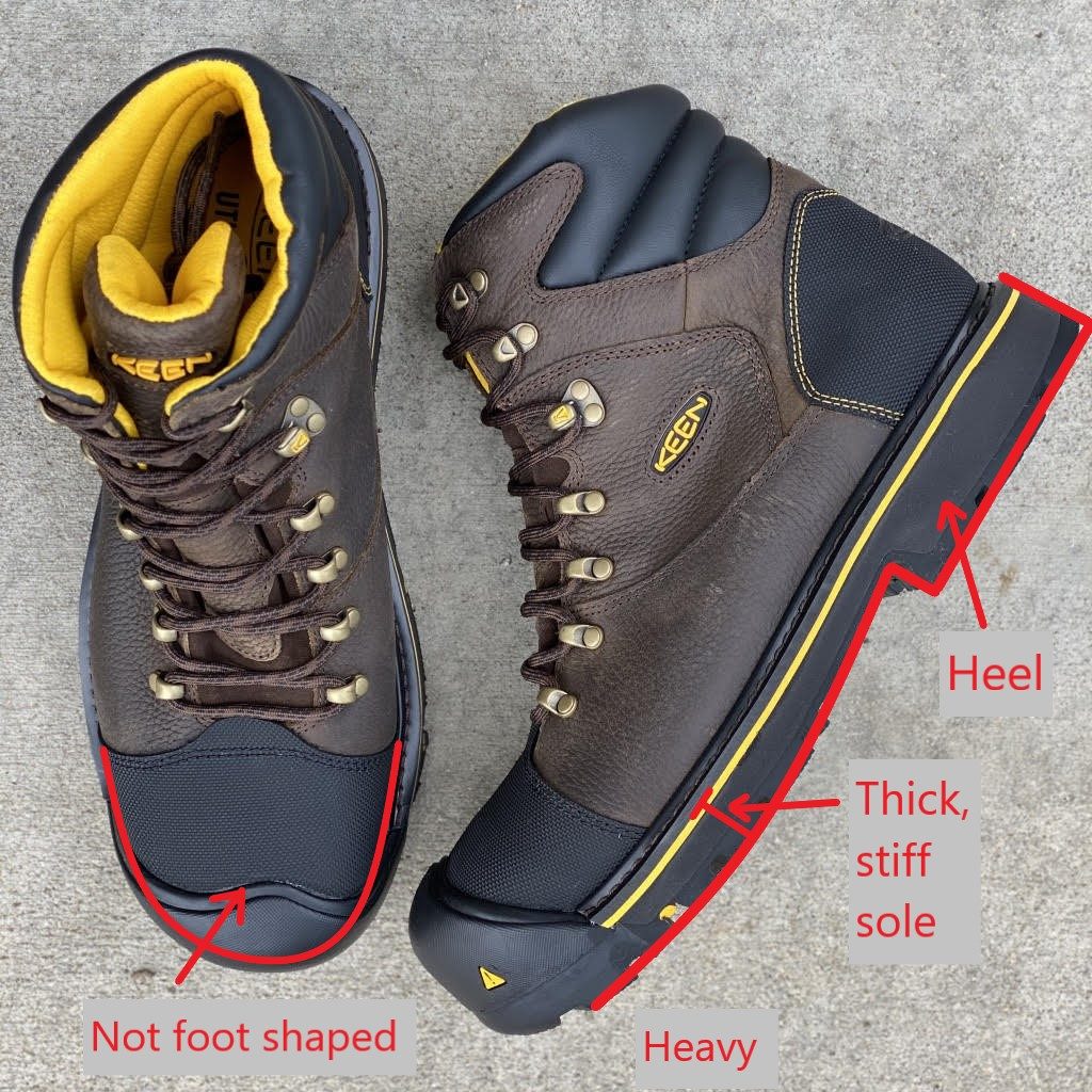 barefoot steel toe work boots