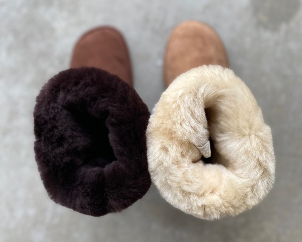 Fuzzy inside outlet boots