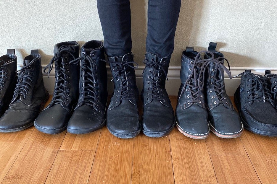 combat tie boots