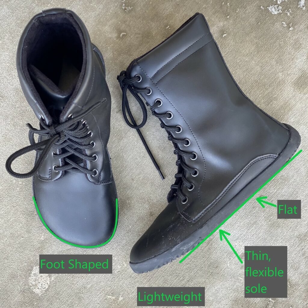 Flat sole outlet combat boots