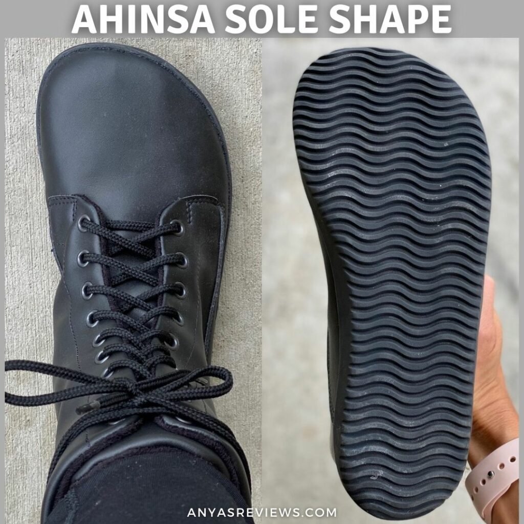 Top down and Outsole for Ahinsa barefoot shoes