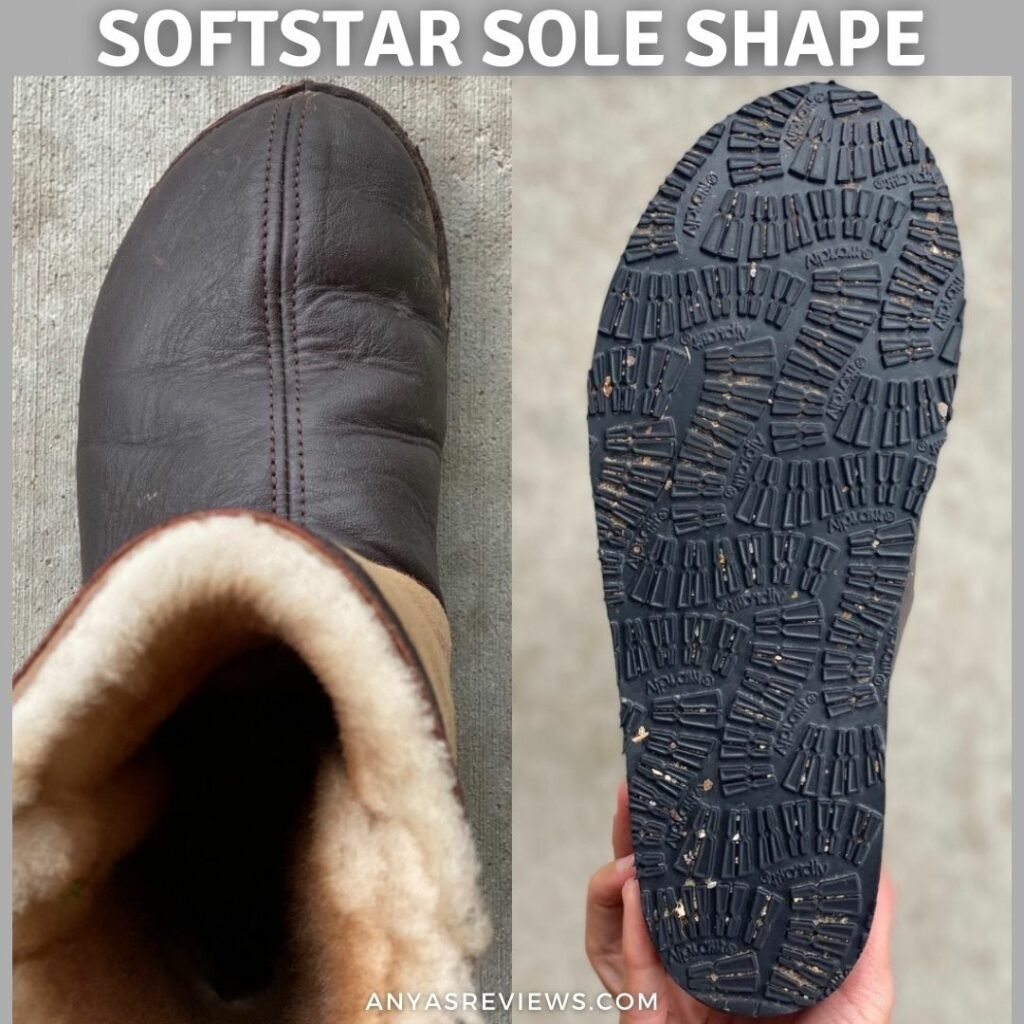 Softstar Shoes Phoenix Boots Upper and Outsole Shape