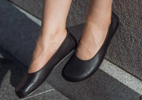 Narrow black flats online