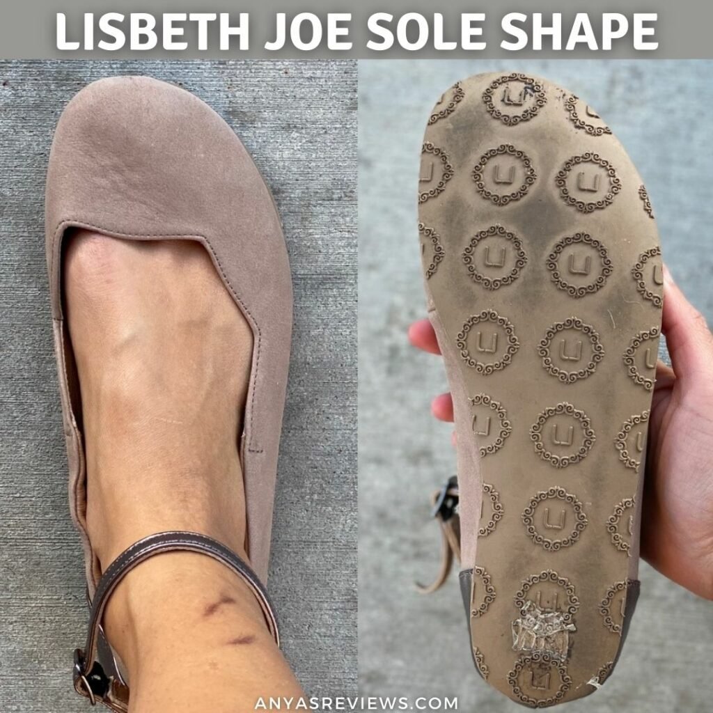 Lisbeth Joe dressy barefoot shoes for women ballet flats sole shape