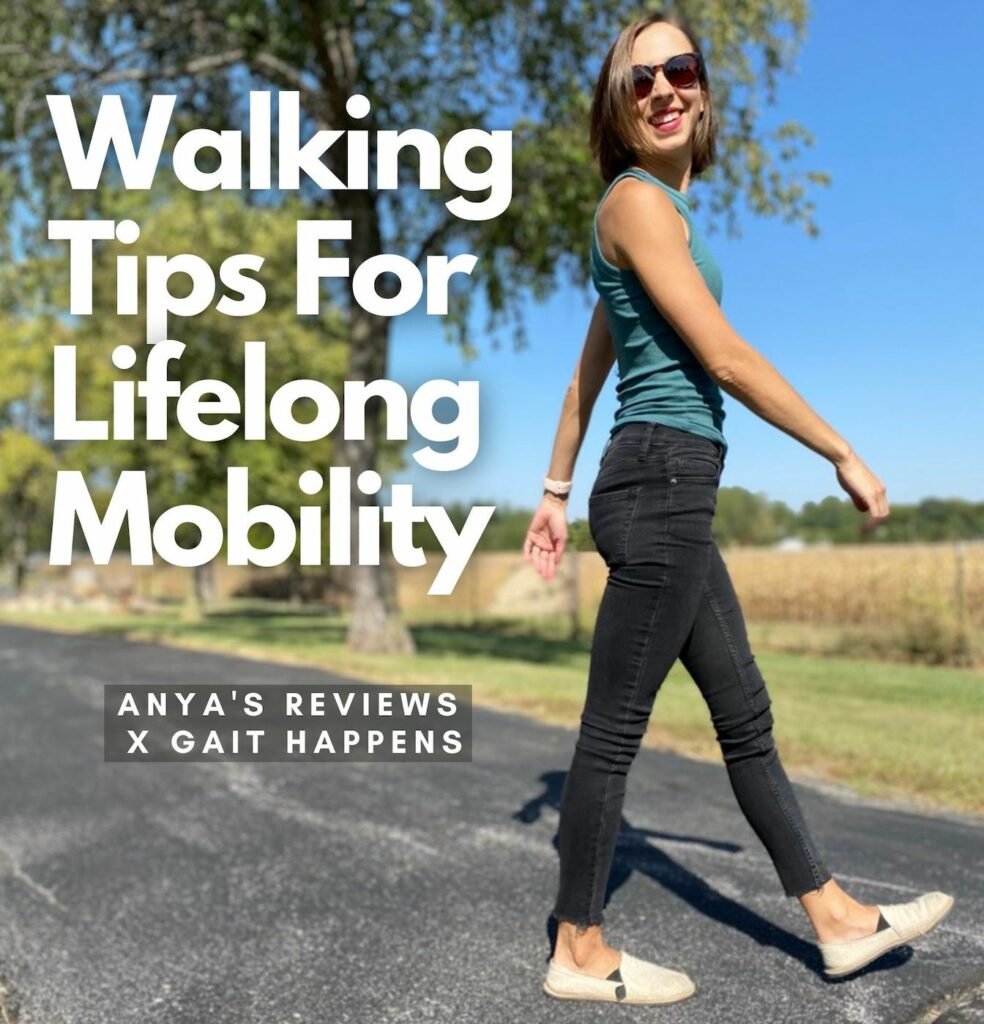 Engaging core while online walking