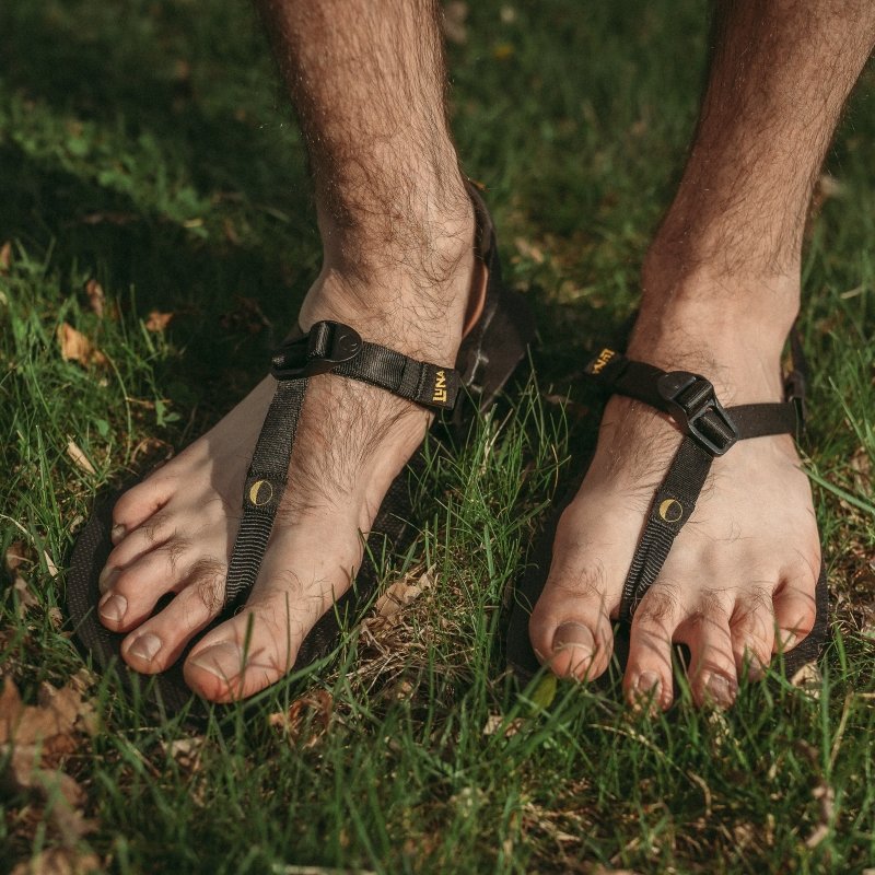 Luna Sandals mono Winged barefoot sandals for hiking and walking