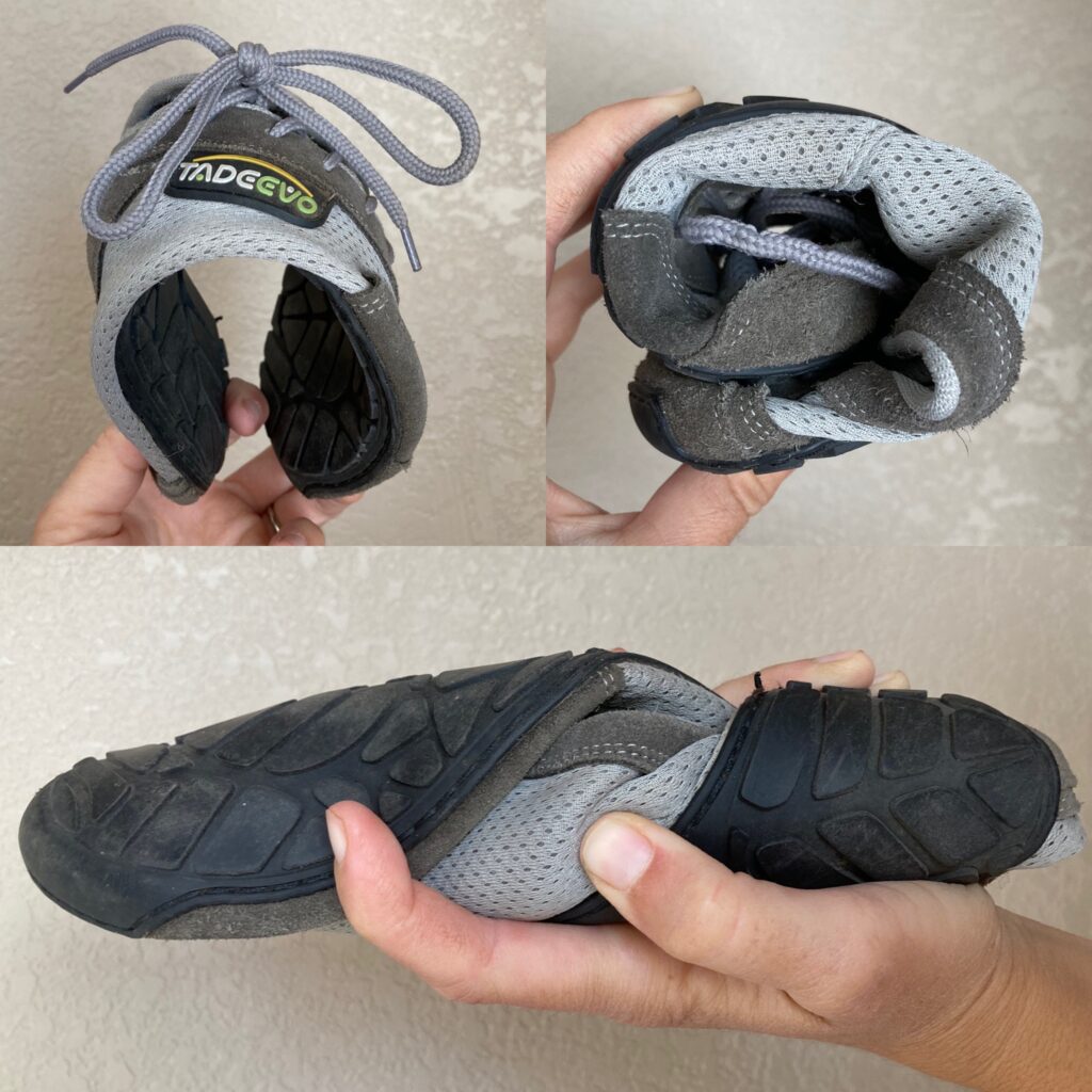 Black Yoga Pilates Split Toe Shoes Five Finger Shoes Barefoot Running Shoes