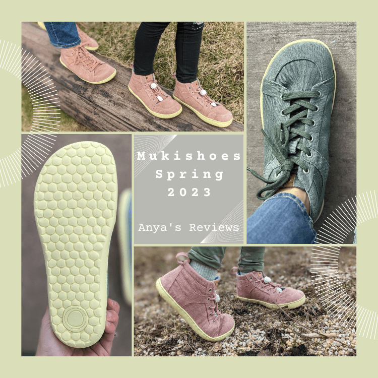 Mukishoes Spring 2023 Collage Review Hope Challenge Adult and Kids Barefoot Sneakers