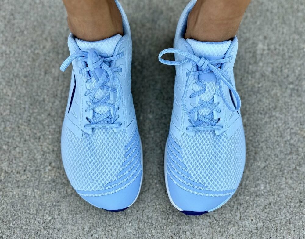 Altra Running barefoot shoes wide toe box Solstice blue sneaker