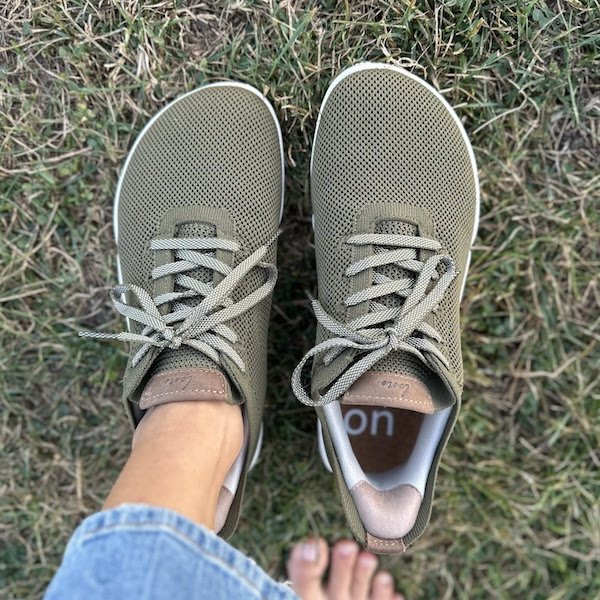 Lono Ezy hands free accessible wide toe box barefoot sneakers