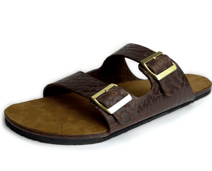 american made Wildstride Leather slip-on sandals